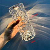 Solar Garden Lamp – 10 Colors Changing Crystal Rose LED Light, Romantic Diamond Atmosphere Projector
